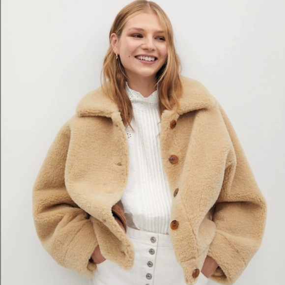 Mango Oversized Sherpa Coat (Brand New With Tag) - Picture 11 of 14